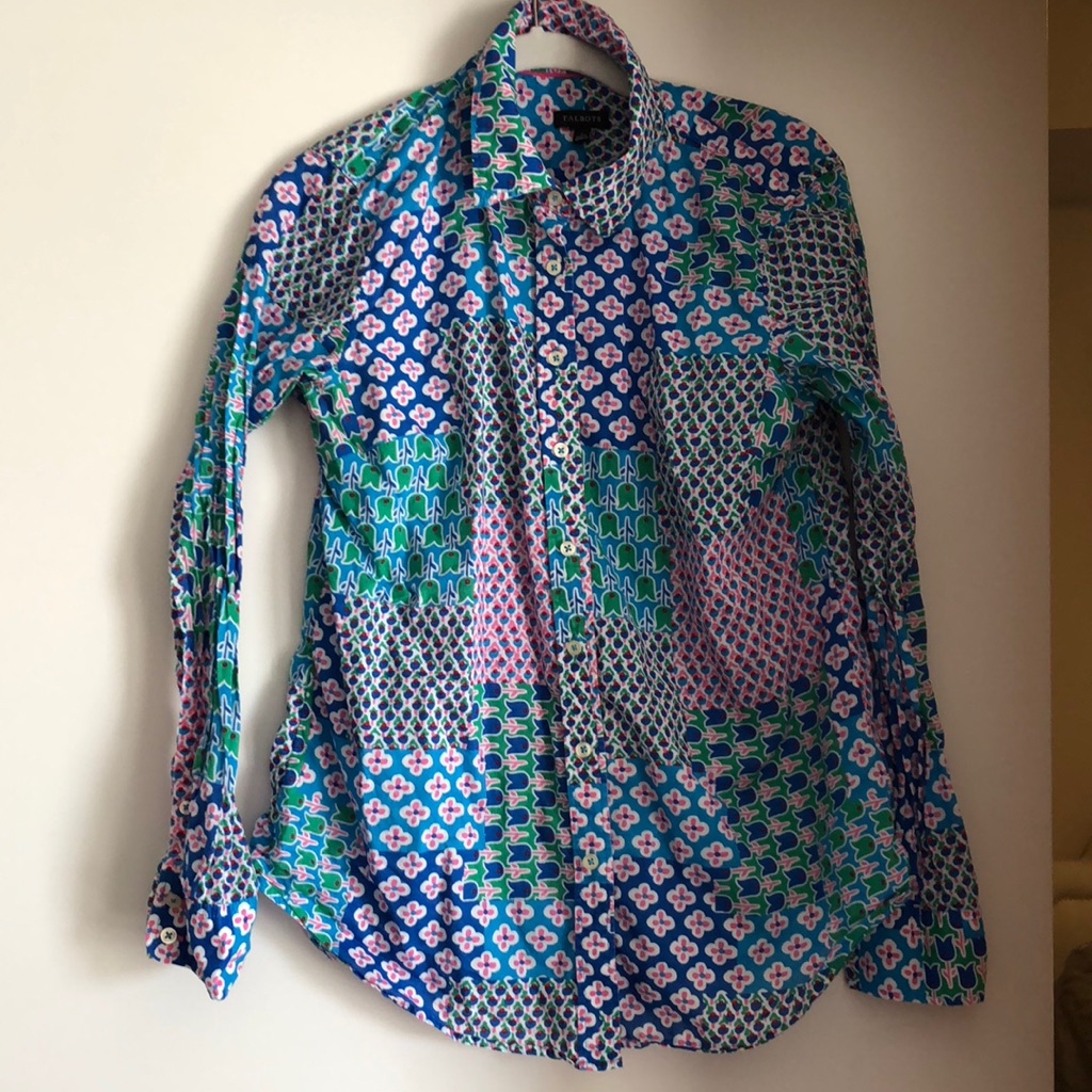 Multi-Design Button-Down Blouse